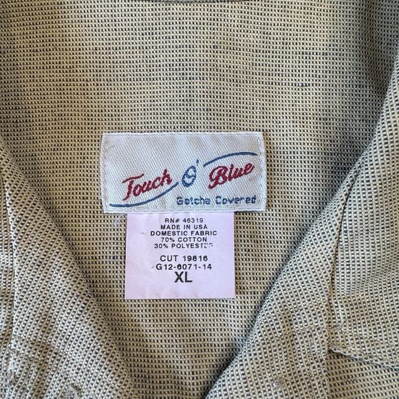 Vintage Touch O' Beige Lightweight Blazer Jacket Womens XL Button Up Made in USA - Picture 2 of 5